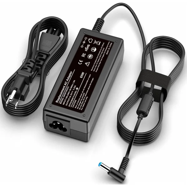 Cargador hp punta azul remplazo 19.5v