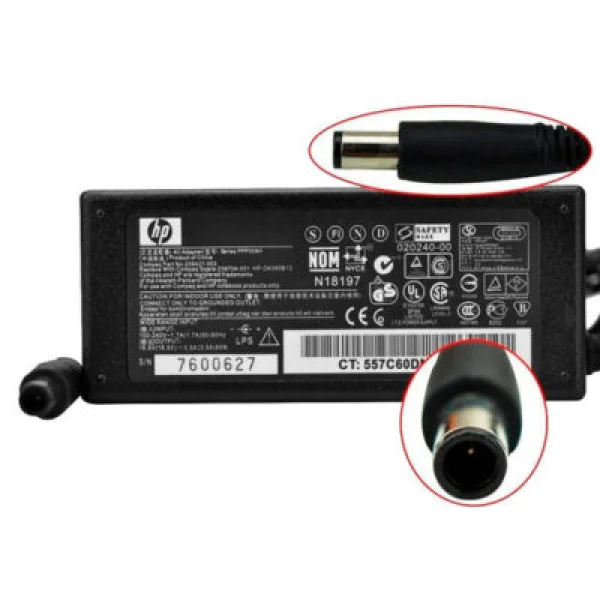 Cargador Hp punta redonda 19.5v 