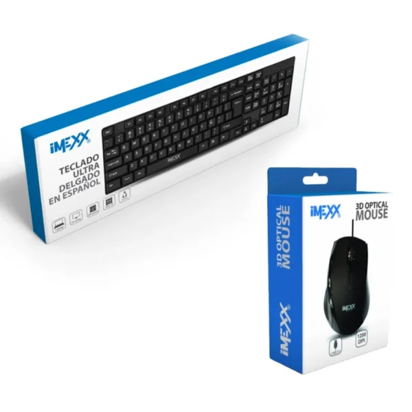 Combo teclado y mouse imexx