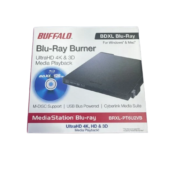 Buffalo blu-ray Burner Ultra HD 4K 3D
