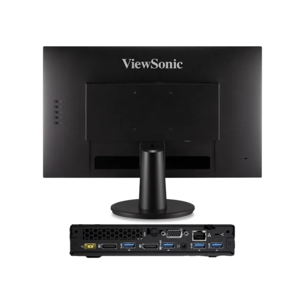Mini Pc Lenovo AMD A10 Pro + Monitor Viewsonic 24 pulgadas